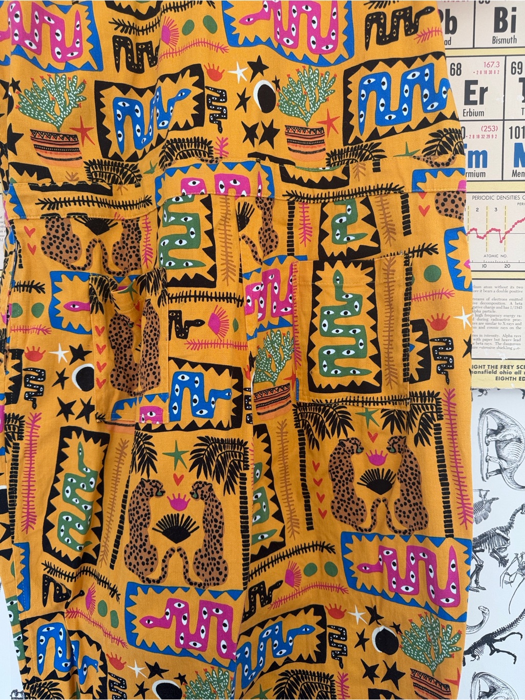 Nooworks Women's Bold Mustard Print Jumpsuit - Size 3x — image 7 of 8